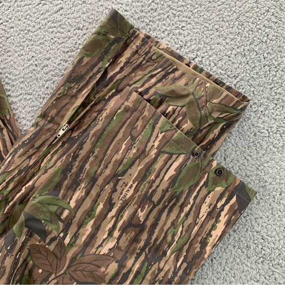 Vintage 10X Gore-Tex Real Tree Camo Hunting Rain Pants Men - Size XL Waist 40-42 - Picture 6 of 16